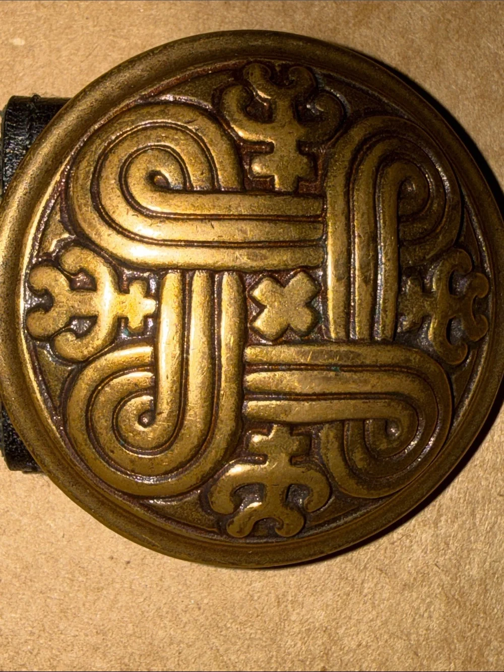 Vintage buckle from the prominent Finnish jewelry company Kalevala Koru Finland